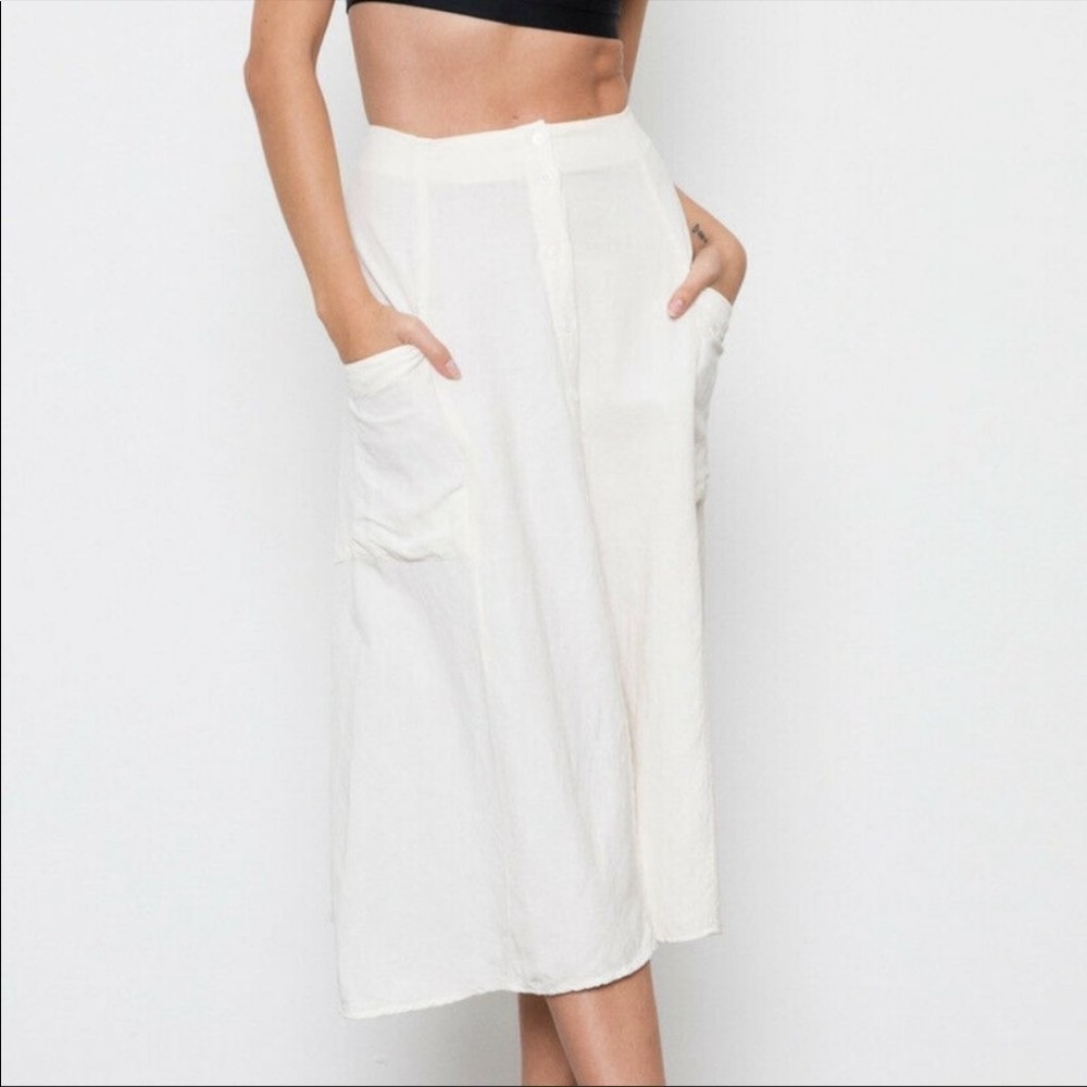 Rails Freya Parchment Linen Blend Lightweight Flo… - image 2